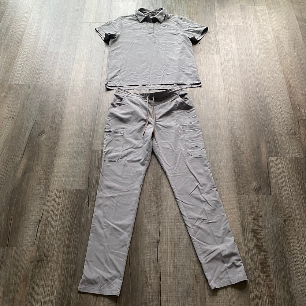 Figs Technical Collection Gray Scrub Set Size M/L - Picture 8 of 11